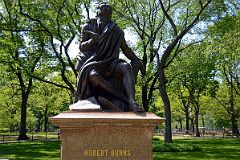06D Robert Burns Statue By Sir John Steell In Literary Walk At The South End Of The Mall In Central Park Midpark 66 St